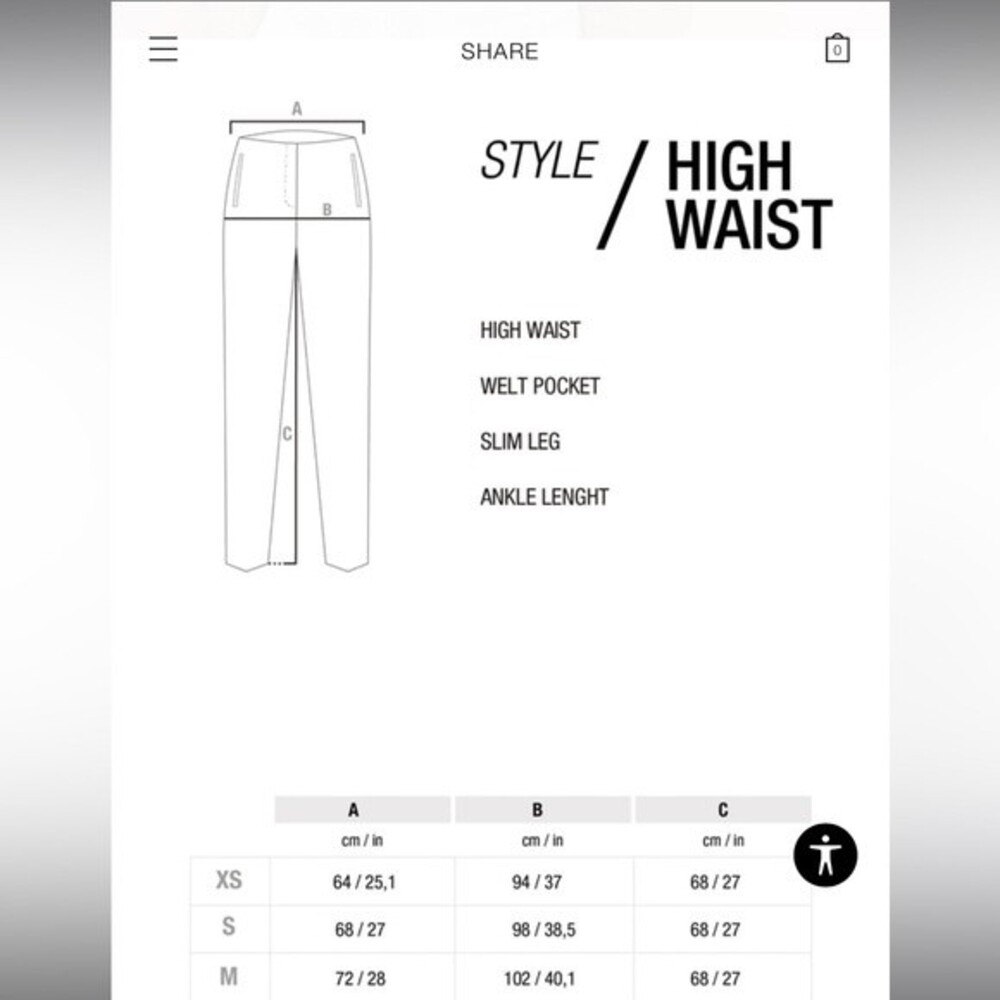 Zara Cream High-Waist Skinny Pants - Picture 15 of 16